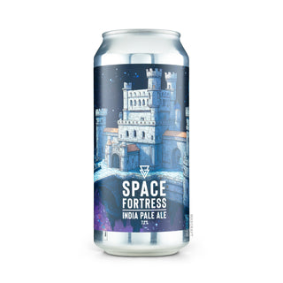Cerveza Hazy IPA AZVEX Space Fortress 44cl vista frontal - Comprar en Mascraft