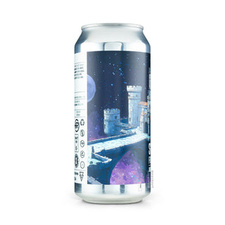 Lateral izquierdo Hazy IPA AZVEX Space Fortress 44cl - Catálogo Mascraft