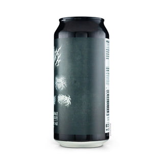 Perfil derecho de cerveza Hazy IPA AZVEX Unreadable Metal Logos 44cl - Disponible en Mascraft