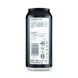 Etiqueta e información Hazy IPA AZVEX Unreadable Metal Logos 44cl - Tienda Mascraft