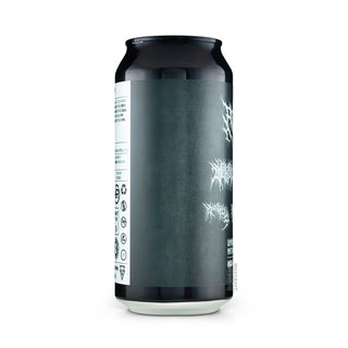Lateral izquierdo Hazy IPA AZVEX Unreadable Metal Logos 44cl - Catálogo Mascraft