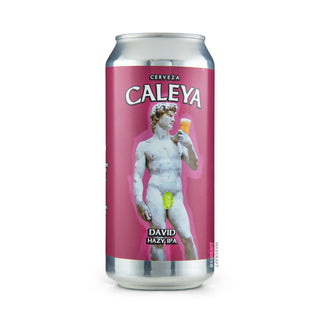 Cerveza Hazy IPA CALEYA David 44cl vista frontal - Comprar en Mascraft
