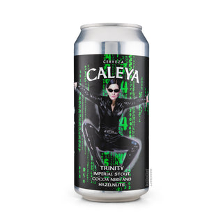 Cerveza Imperial Stout CALEYA Trinity 44cl vista frontal - Comprar en Mascraft
