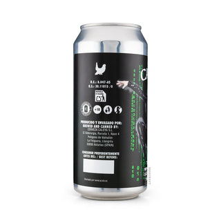 Lateral izquierdo de cerveza Imperial Stout CALEYA Trinity 44cl - Catálogo de Mascraft