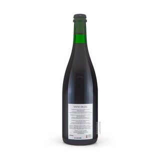 Etiqueta e información de cerveza Lambic CANTILLON Sang Bleu (2025) 75cl - Tienda Mascraft