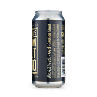 Right side of Stout DOUGALL'S Session Stout Nitro 44cl craft beer can - Available at Mascraft