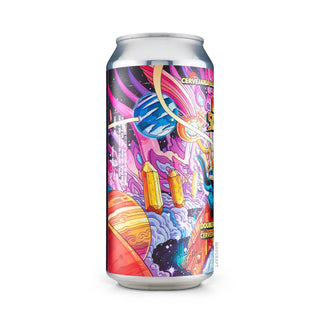Lateral izquierdo de cerveza NEDIPA ESCAFANDRISTA Omniscience 44cl - Catálogo de Mascraft