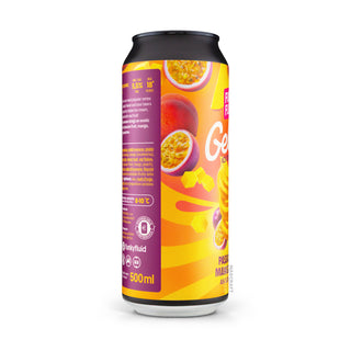 Lateral izquierdo de cerveza Pastry Sour FUNKY FLUID Gelato: Passion Fruit, Mango & Peach 50cl - Catálogo de Mascraft