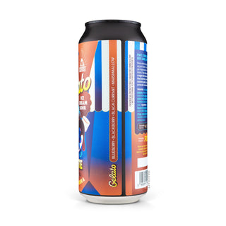 Perfil derecho de cerveza Pastry Sour FUNKY FLUID & MAD SCIENTIST Gelato: Notte 50cl - Disponible en Mascraft