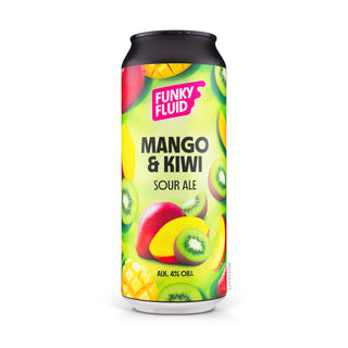 Cerveza Fruit SOUR FUNKY FLUID Mango & Kiwi 50cl vista frontal - Comprar en Mascraft