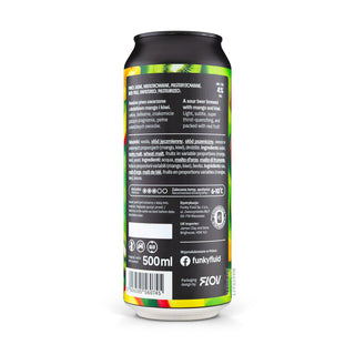 Etiqueta e información de cerveza Fruit SOUR FUNKY FLUID Mango & Kiwi 50cl - Tienda Mascraft