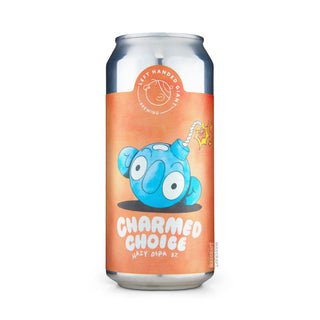 Front view of DIPA LEFT HANDED GIANT Charmed Choice 44cl craft beer can - Buy at Mascraft
