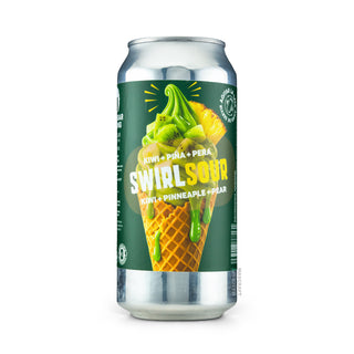 Cerveza Smoothie Sour MALANDAR Swirl Sour Kiwi Pinneaple Pear 44cl vista frontal - Comprar en Mascraft