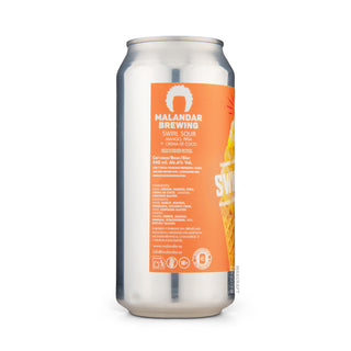 Lateral izquierdo Smoothie Sour MALANDAR Swirl Sour Mango y Crema de Coco 44cl - Catálogo Mascraft