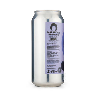Lateral izquierdo NEIPA MALANDAR Too Much 44cl - Catálogo Mascraft