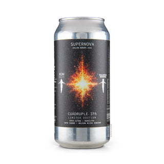 Cerveza QIPA MALANDAR & KOM Supernova 44cl vista frontal - Comprar en Mascraft