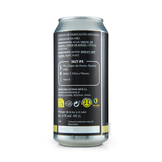 Etiqueta e información Hazy IPA OCTAVO ARTE Malas Lenguas 44cl - Tienda Mascraft