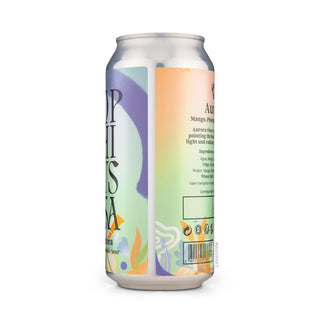 Perfil derecho de cerveza Smoothie Sour OPHIUSSA Aurora 44cl - Disponible en Mascraft