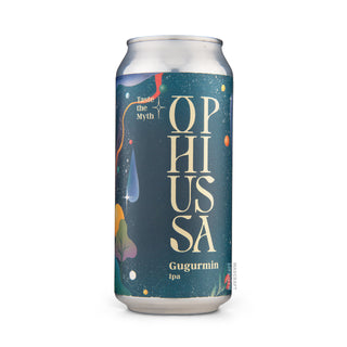 Cerveza IPA OPHIUSSA Gugurmin 44cl vista frontal - Comprar en Mascraft