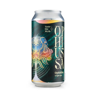 Cerveza Hazy TIPA OPHIUSSA Ophidian 44cl vista frontal - Comprar en Mascraft