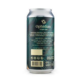 Etiqueta e información Hazy TIPA OPHIUSSA Ophidian 44cl - Tienda Mascraft