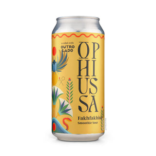 Cerveza Smoothie Sour OPHIUSSA & OUTRO LADO Fakhfakhina 44cl vista frontal - Comprar en Mascraft
