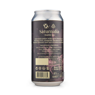 Etiqueta e información DIPA OPHIUSSA & UNCHARTED Saturnalia 44cl - Tienda Mascraft