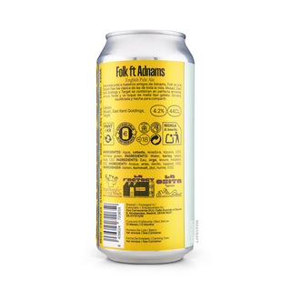 Etiqueta e información de cerveza Pale Ale OSO & ADNAMS Folk 44cl - Tienda Mascraft