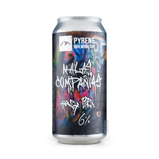 Cerveza Hazy IPA PYRENE Malas Compañías 44cl vista frontal - Comprar en Mascraft