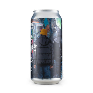 Perfil derecho de cerveza Hazy IPA PYRENE Malas Compañías 44cl - Disponible en Mascraft