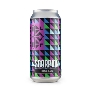 Cerveza DIPA RÍO AZUL Scorpion 44cl vista frontal - Comprar en Mascraft