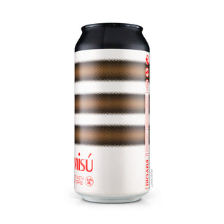Perfil derecho de cerveza Imperial Pastry Stout RÍO AZUL & MALANDAR Birramisú 44cl - Disponible en Mascraft