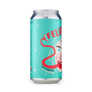 Left side of West Coast SÁEZ & SON Felippa 44cl craft beer can - Mascraft catalog
