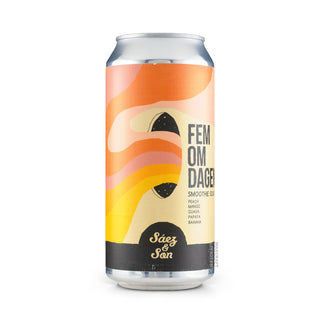 Cerveza Smoothie Sour SÁEZ & SON Fem Om Dagen (2026) 44cl vista frontal - Comprar en Mascraft