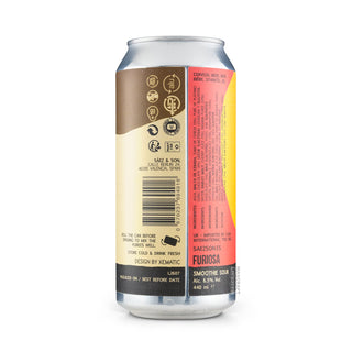 Etiqueta e información Smoothie Sour SÁEZ & SON Furiosa (2026) 44cl - Tienda Mascraft