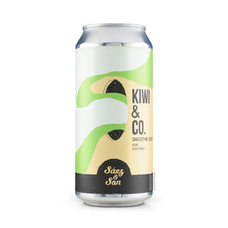 Cerveza Smoothie Sour SÁEZ & SON Kiwi & Co (2026) 44cl vista frontal - Comprar en Mascraft