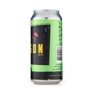 Perfil derecho de cerveza Hazy IPA SÁEZ & SON No Reason 44cl - Disponible en Mascraft