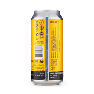 Label and beer information for Smoothie Sour SÁEZ & SON Terp Fresh Press 44cl - Mascraft shop