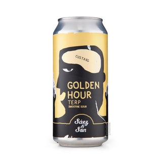 Front view of Smoothie Sour SÁEZ & SON Terp Golden Hour 44cl craft beer can - Buy at Mascraft