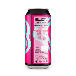 Etiqueta e información de cerveza Fruit SOUR SALTUS Biluztu 44cl - Tienda Mascraft