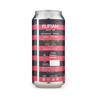 Etiqueta e información West Coast SALTUS Rufian 44cl - Tienda Mascraft