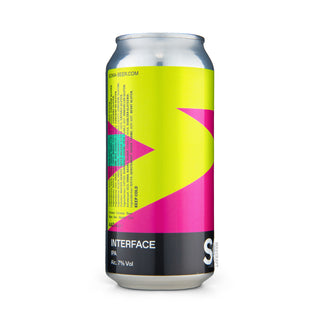 Left side of Hazy IPA SOMA Interface 44cl craft beer can - Mascraft catalog