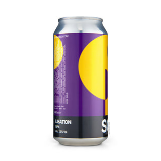 Left side of QIPA SOMA Libation 44cl craft beer can - Mascraft catalog