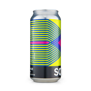 Lateral izquierdo Hazy IPA SOMA Maze 44cl - Catálogo Mascraft