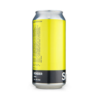 Left side of DIPA SOMA Render 44cl craft beer can - Mascraft catalog