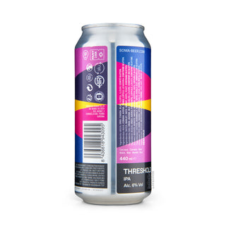 Etiqueta e información Hazy IPA SOMA Threshold 44cl - Tienda Mascraft