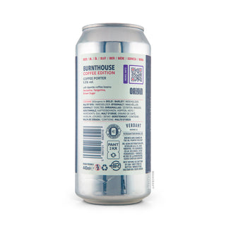 Etiqueta e información Porter VERDANT Burnthouse Coffee Edition 2025 44cl - Tienda Mascraft