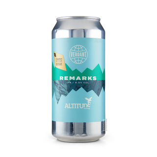 Cerveza New Zealand IPA VERDANT & ALTITUDE Remarks 44cl vista frontal - Comprar en Mascraft