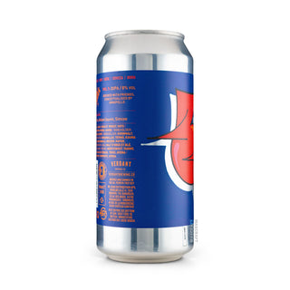 Lateral izquierdo Hazy DIPA VERDANT & OMNIPOLLO & FREAK FOLK & MESSOREM  & BELLWOODS & GREAT DIVIDE & DEEP FRIED Three Times Three Vol. 7 44cl - Catálogo Mascraft