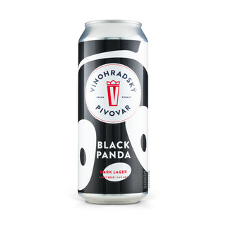 Cerveza Dark Lager VINOHRADSKÝ Black Panda 50cl vista frontal - Comprar en Mascraft